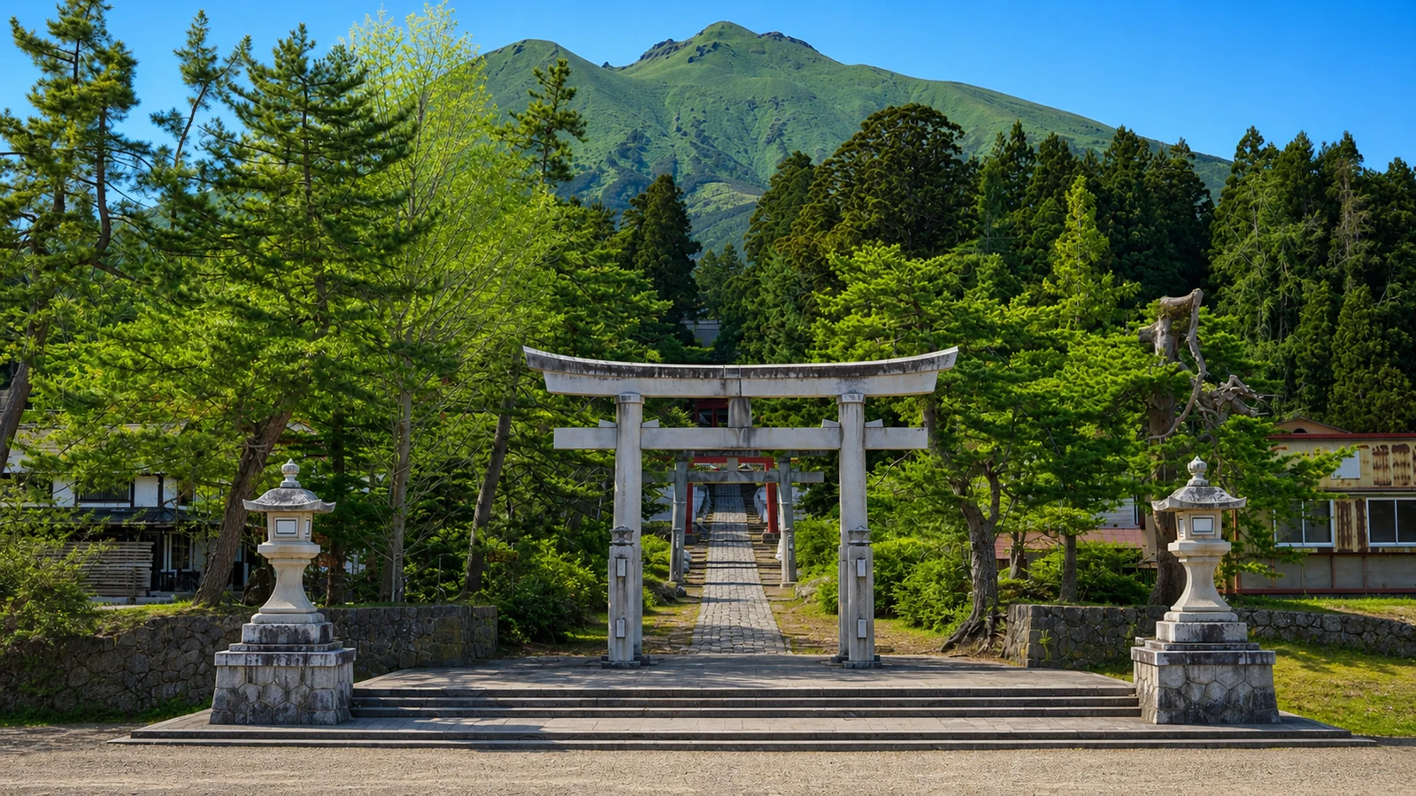 百沢温泉郷
