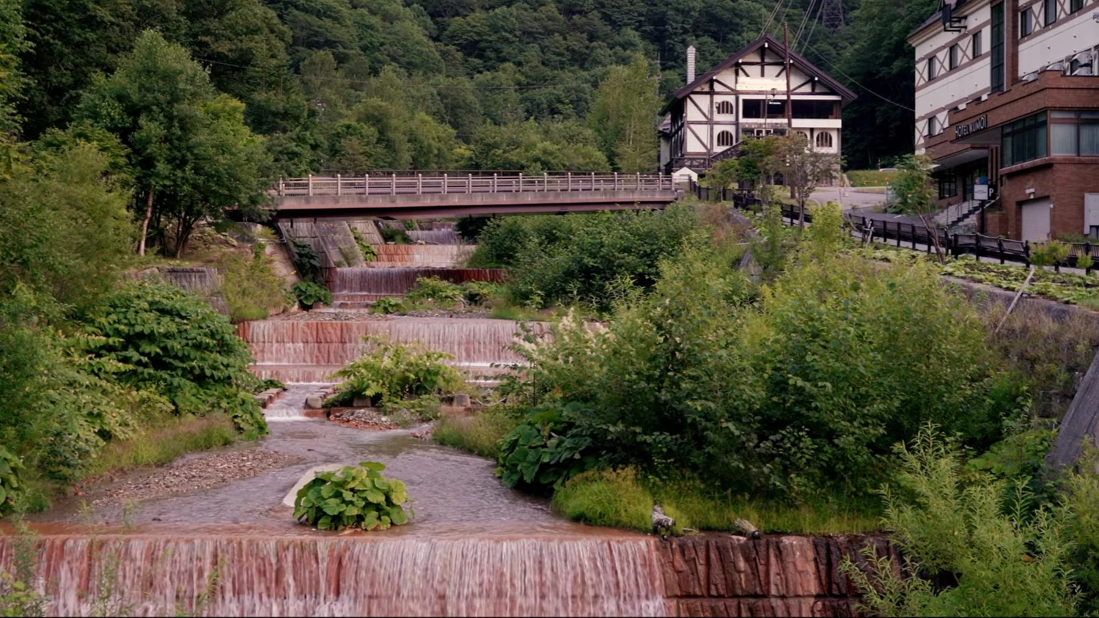 層雲峡温泉