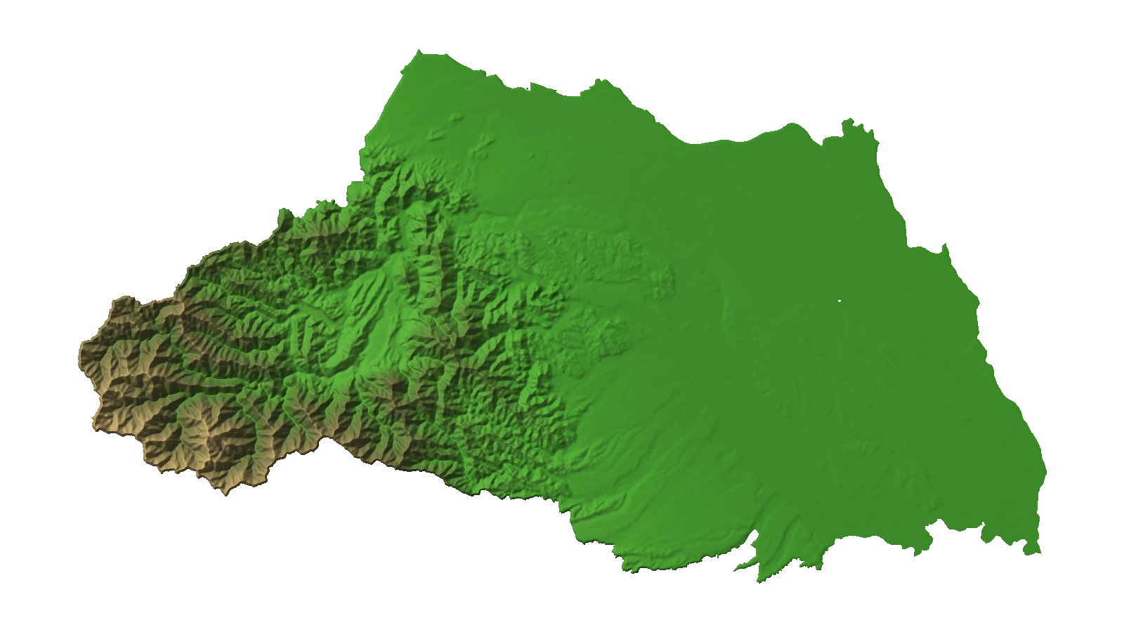 埼玉県2.5D温泉地図